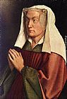 The Ghent Altarpiece The Donor's Wife [detail] by Jan van Eyck